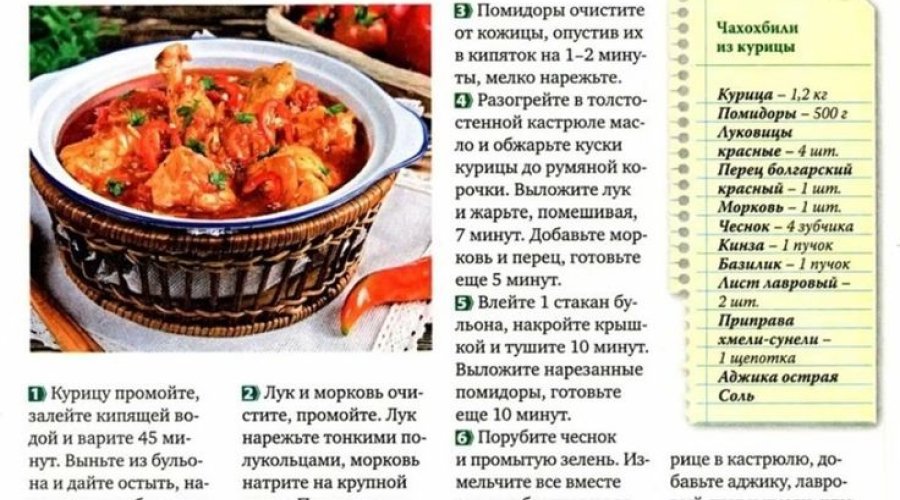 Чахохбили из курицы