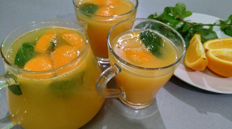 Чай с апельсином и мятой «Зимний»