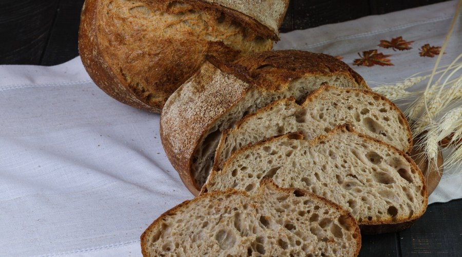 Цельнозерновой солодовый ржано-пшеничный хлеб