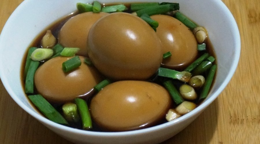 Кэран чанчорим (계란장조림) Корейская закуска из яиц