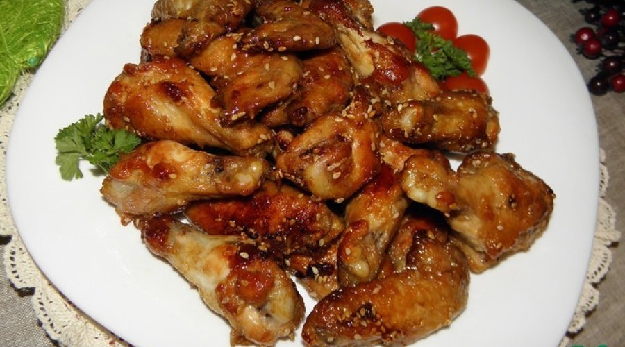 Куриные крылышки в крахмале
