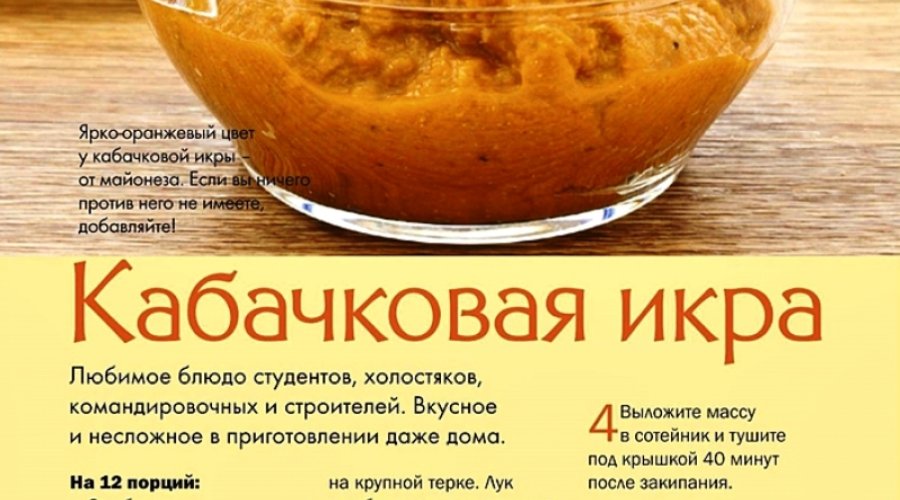 Легкий вкусный рецепт овощной икры