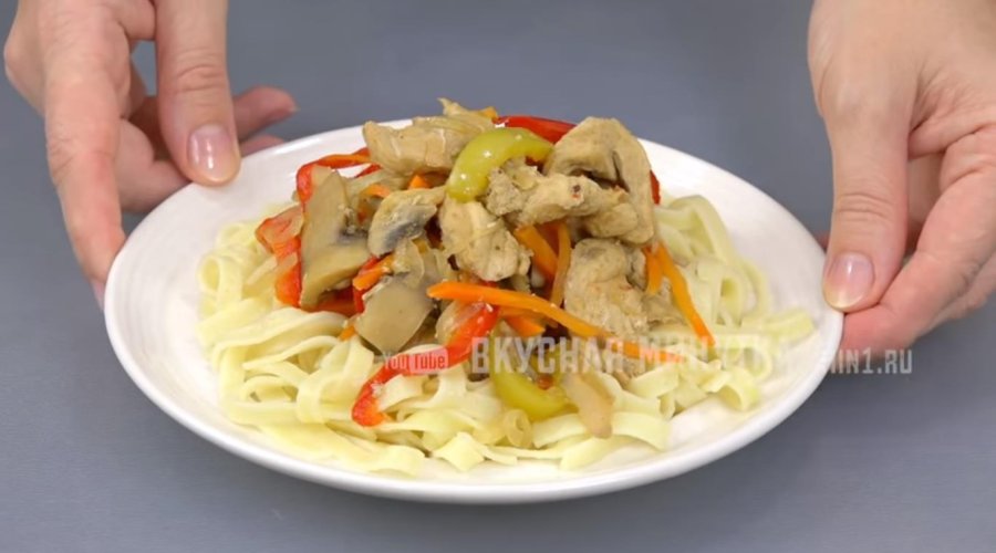 Невероятно вкусное филе с овощами в пакете