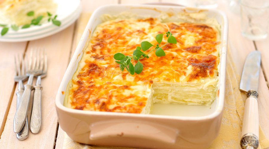 Нежная картофельная запеканка