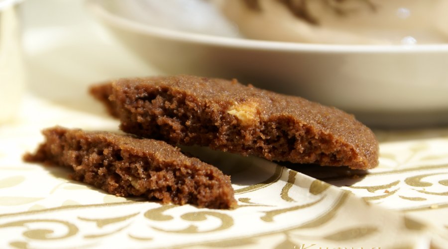 Печенье с шоколадно-ореховой пастой