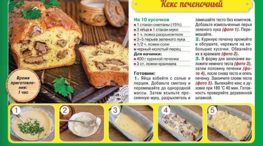 Печеночные кексики