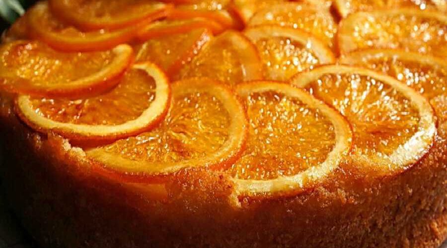 Разборной пирог с апельсином