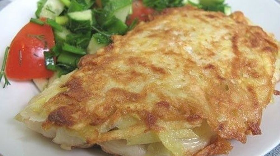 Рыбное филе в картофельной соломке