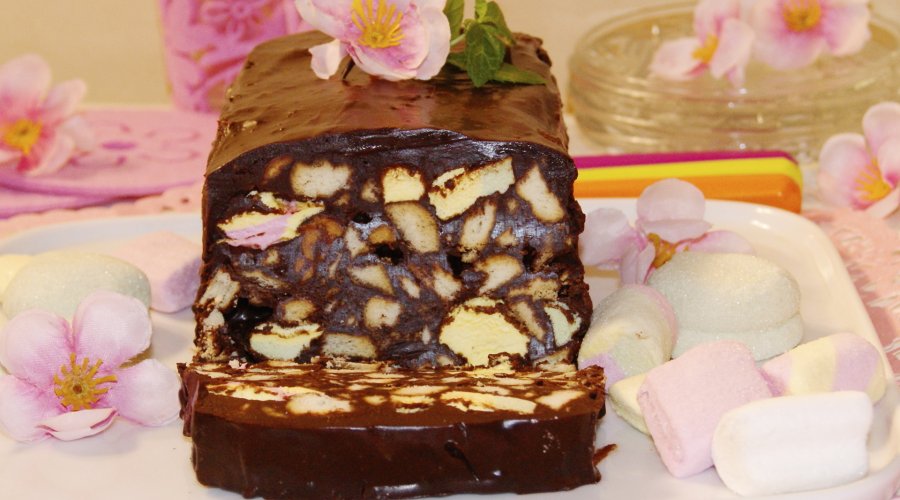 Шоколадный «террин» или быстрый десерт без выпечки