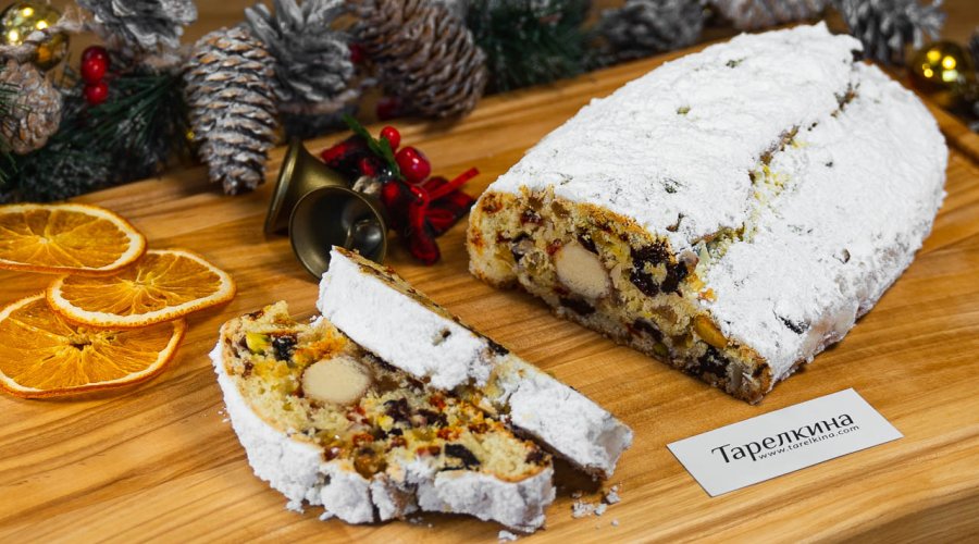 Творожный штоллен (Quarkstollen)