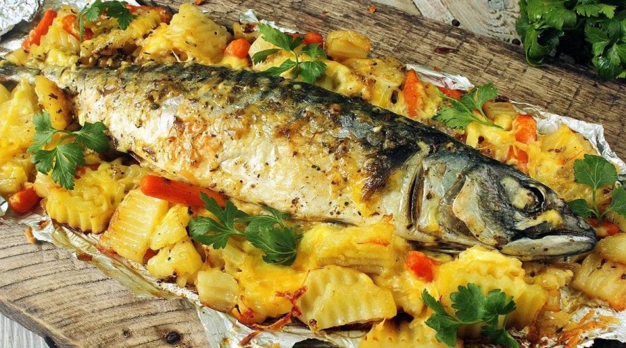 Запеченая рыба в духовке по мексикански