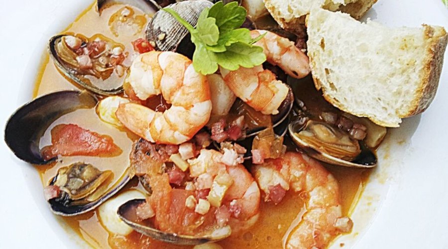 » Zuppa di Mare » Суп из морепродуктов